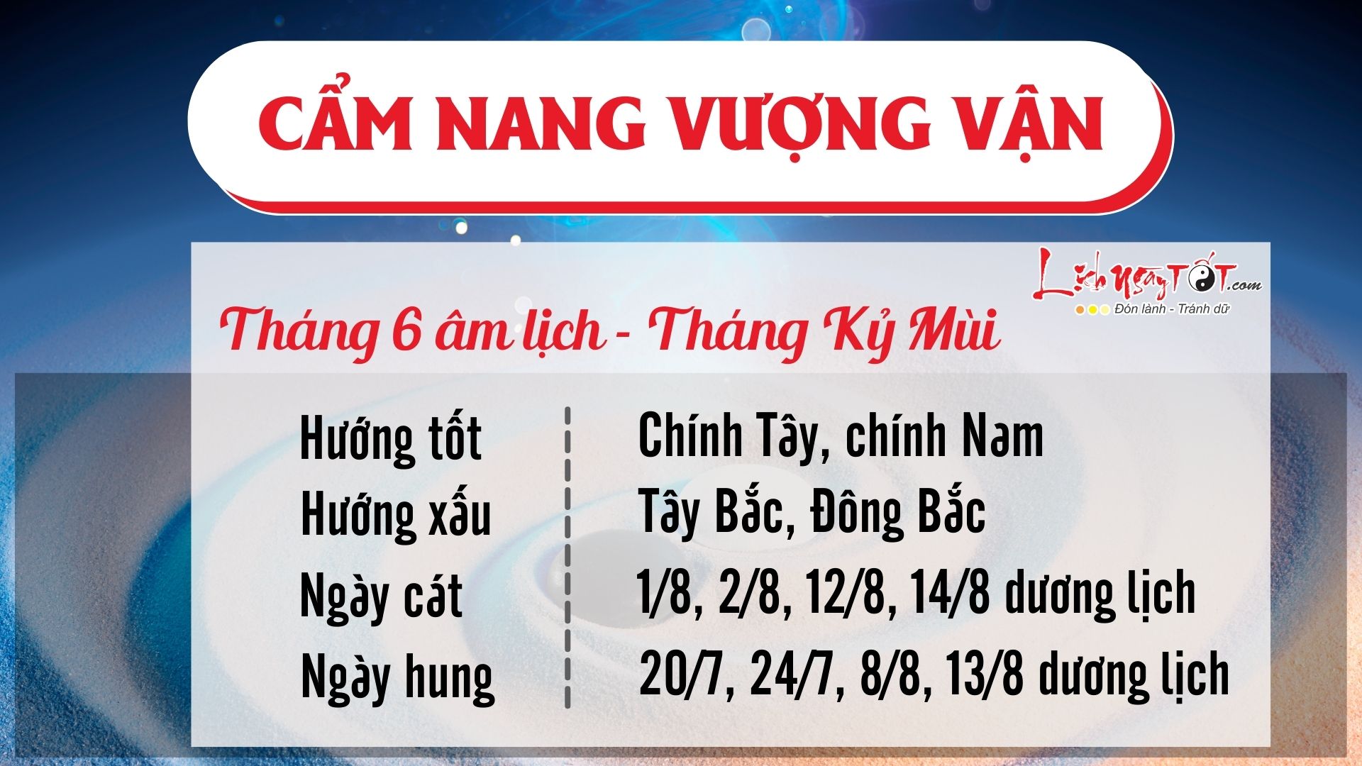 Cẩm nang vượng vận tháng 6/2023 âm lịch Cam nang vuong van thang 6/2023 am lich