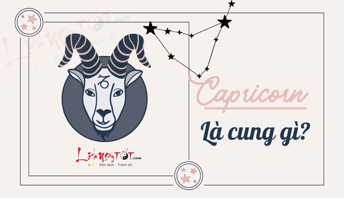 Capricorn là cung gì Capricorn la cung gi