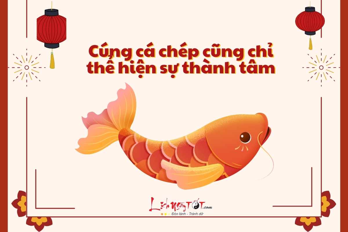 Cúng cá thể hiện sự thành tâm Cung ca the hien su thanh tam
