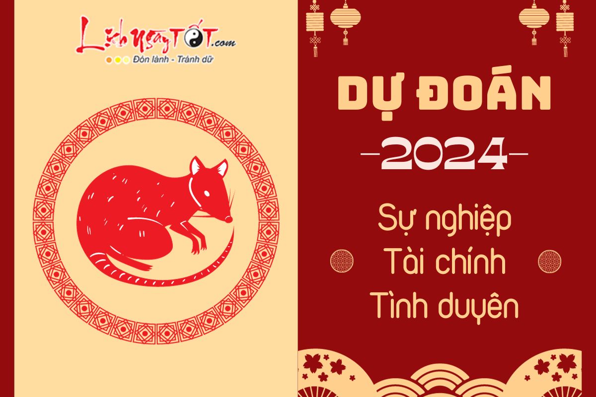 Dự đoán năm 2024 của tuổi Tý Du doan nam 2024 cua tuoi Ty