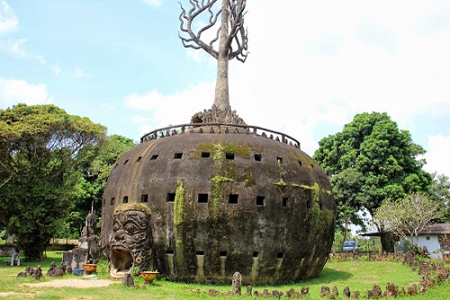 Ghé thăm vườn tượng Phật tại Lào Wat Xiengkuane hình ảnh Ghe tham vuon tuong Phat tai Lao Wat Xiengkuane hinh anh