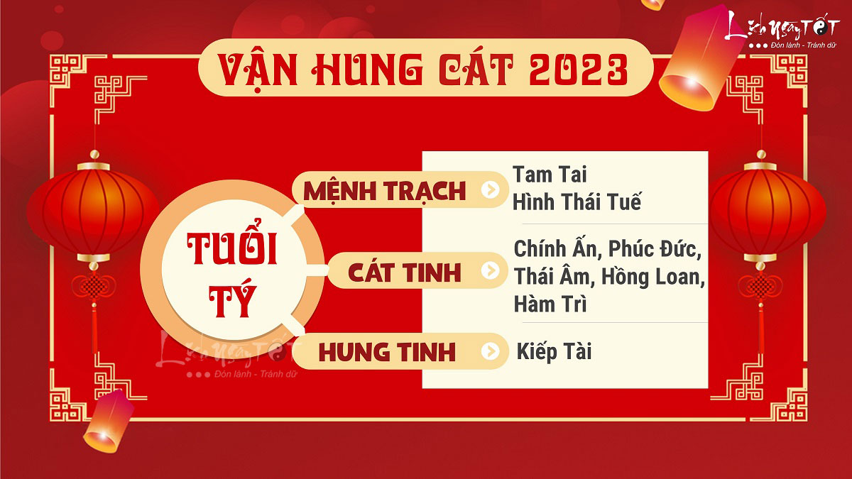 Hung cát tử vi tuổi Tý năm 2023 Hung cat tu vi tuoi Ty nam 2023