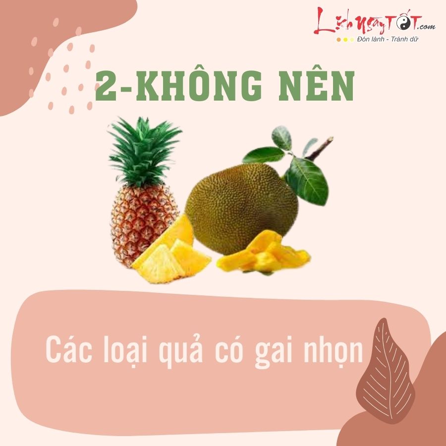 Loai qua khong nen bay tren mam ngu qua 2