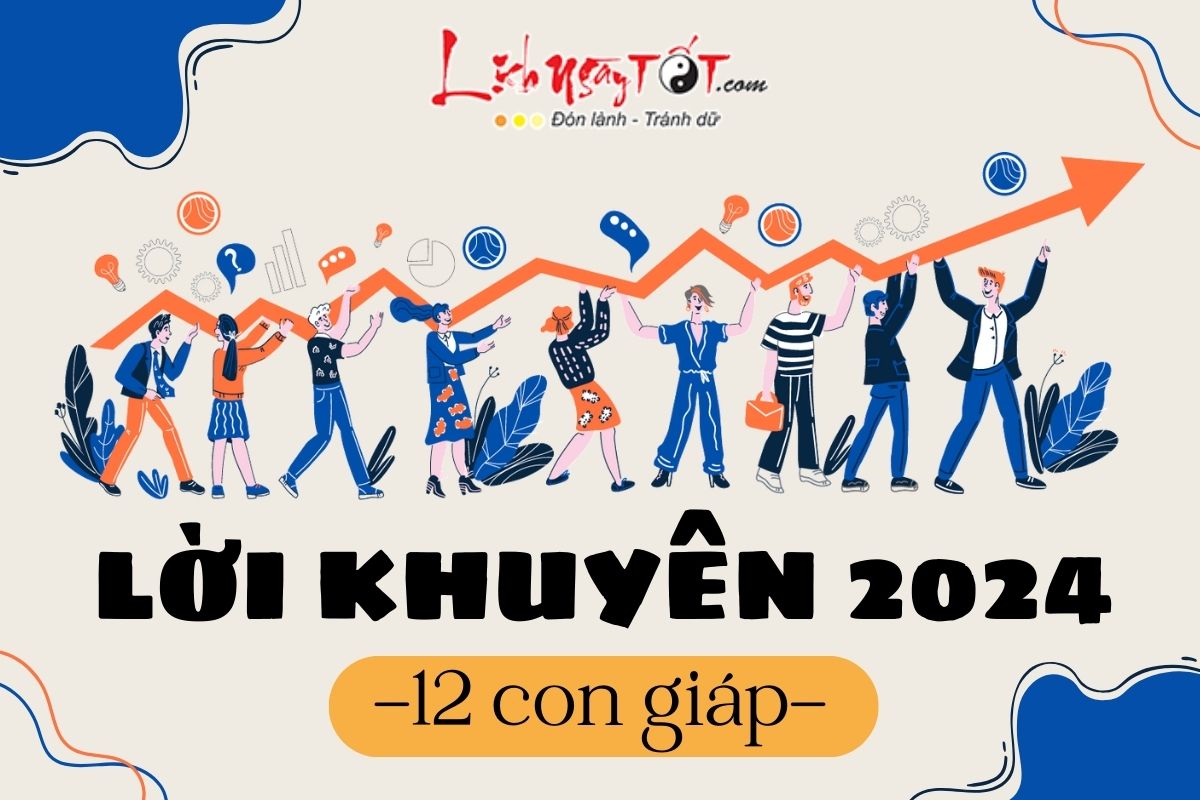 Loi khuyen cho 12 con giap nam 2024