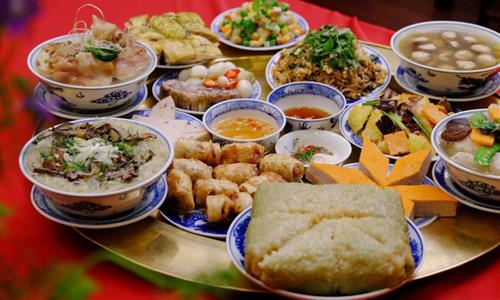 mam com cung tat nien gom nhung mon gi