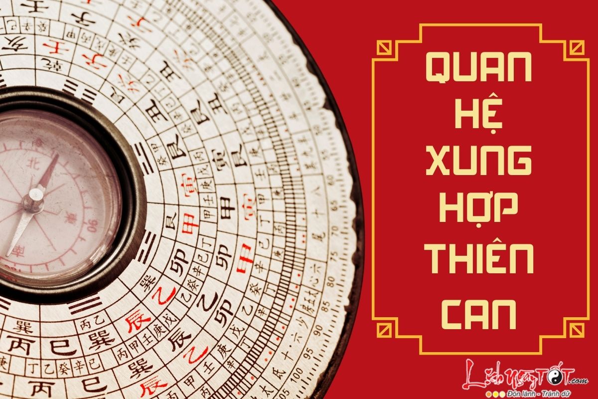 Quan hệ xung hợp giữa các Thiên can Quan he xung hop giua cac Thien can