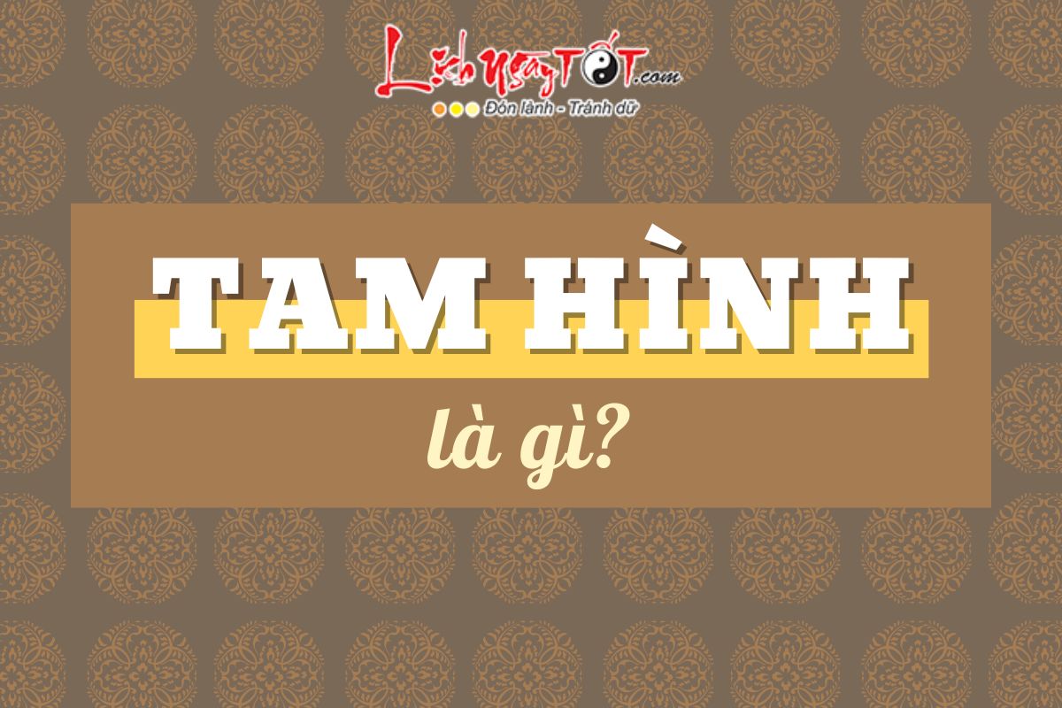 Tam Hình là gì Tam Hinh la gi