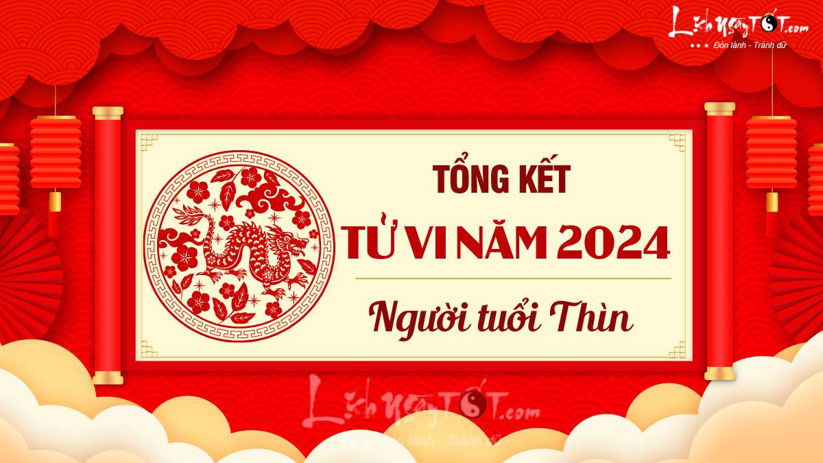Tổng kết tử vi năm 2024 tuổi Thìn Tong ket tu vi nam 2024 tuoi Thin
