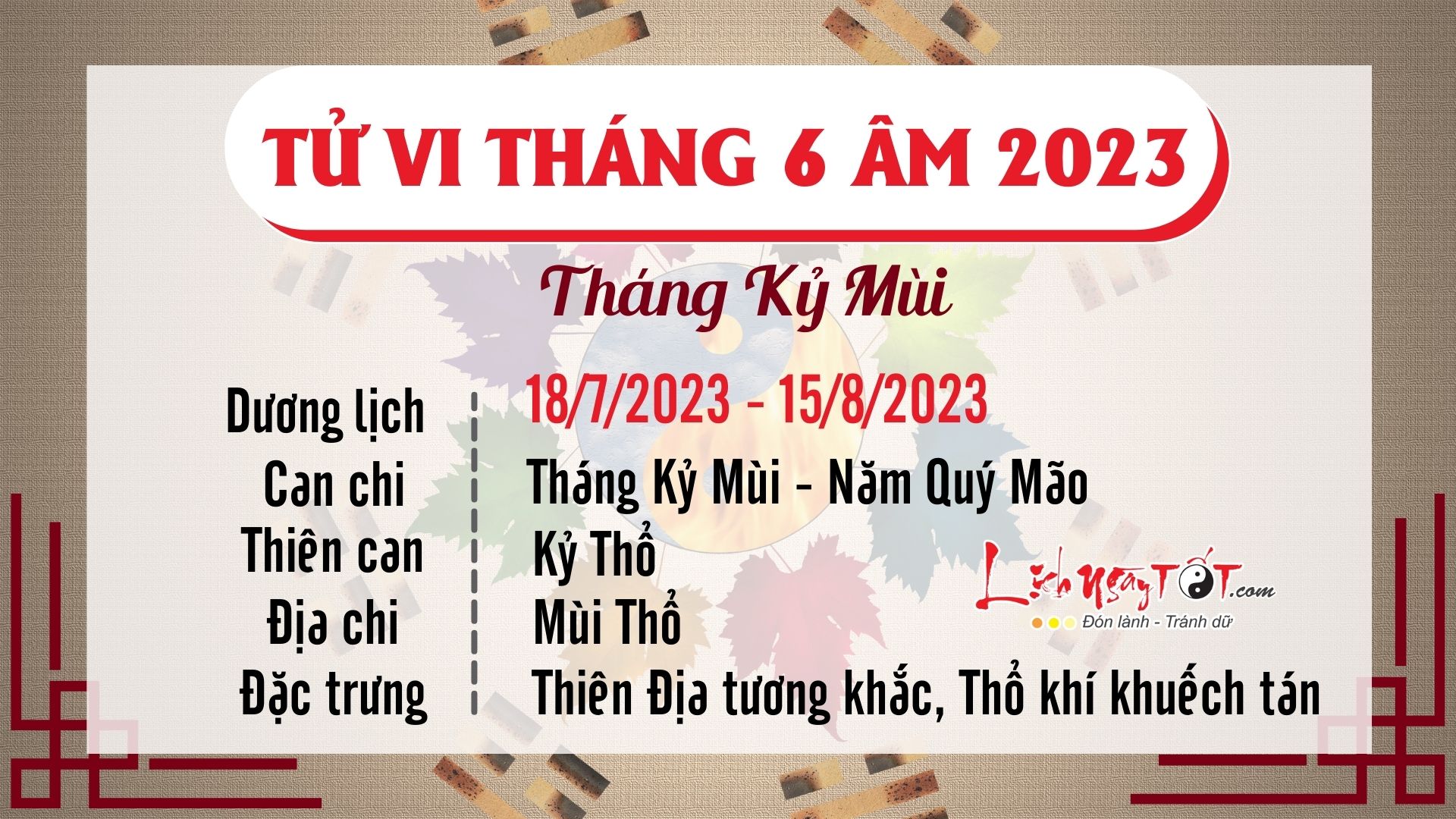 Tong quan tu vi thang 6/2023 am lich cua 12 con giap