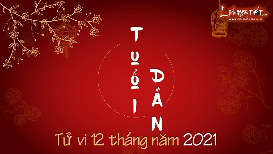 Tu vi 12 thang nam 2021 tuoi Dan