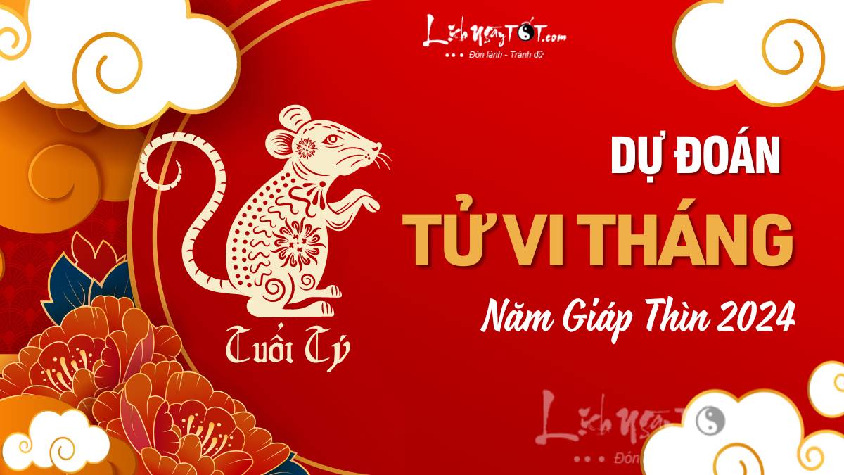Tu vi cac thang nam 2024 tuoi Ty