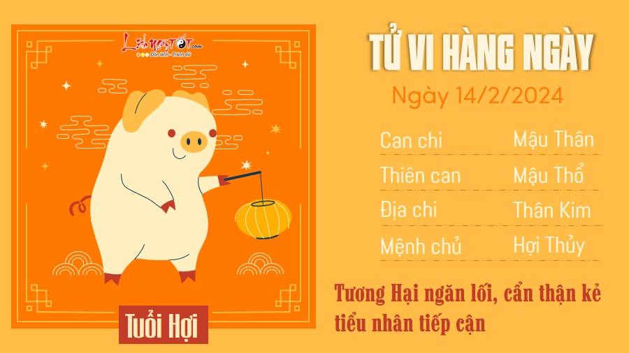 Tu vi hang ngay 14/2/2024 - Hoi