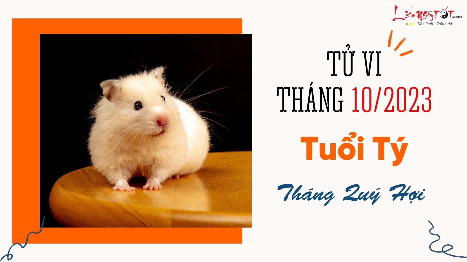 Tử vi tháng 10/2023 tuổi Tý âm lịch Tu vi thang 10/2023 tuoi Ty am lich