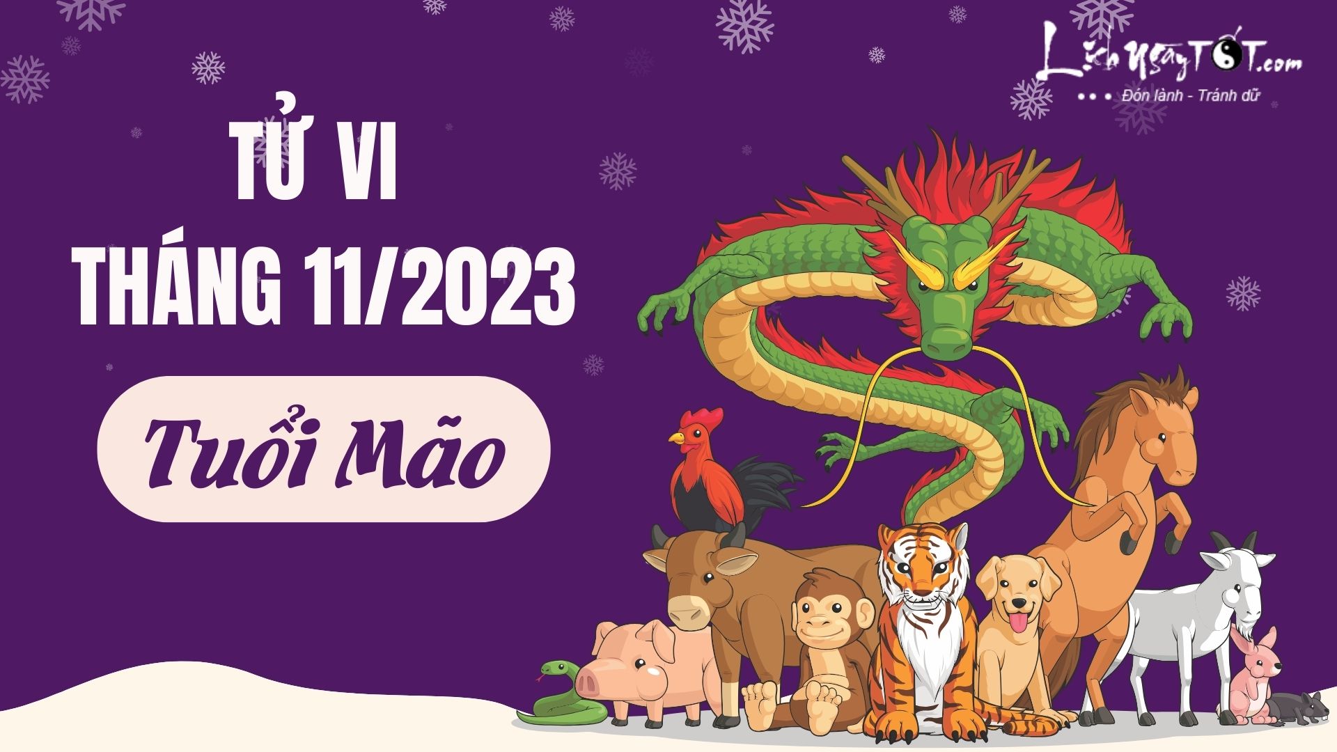 Tu vi thang 11/2023 tuoi Mao am lich - 12 con giap