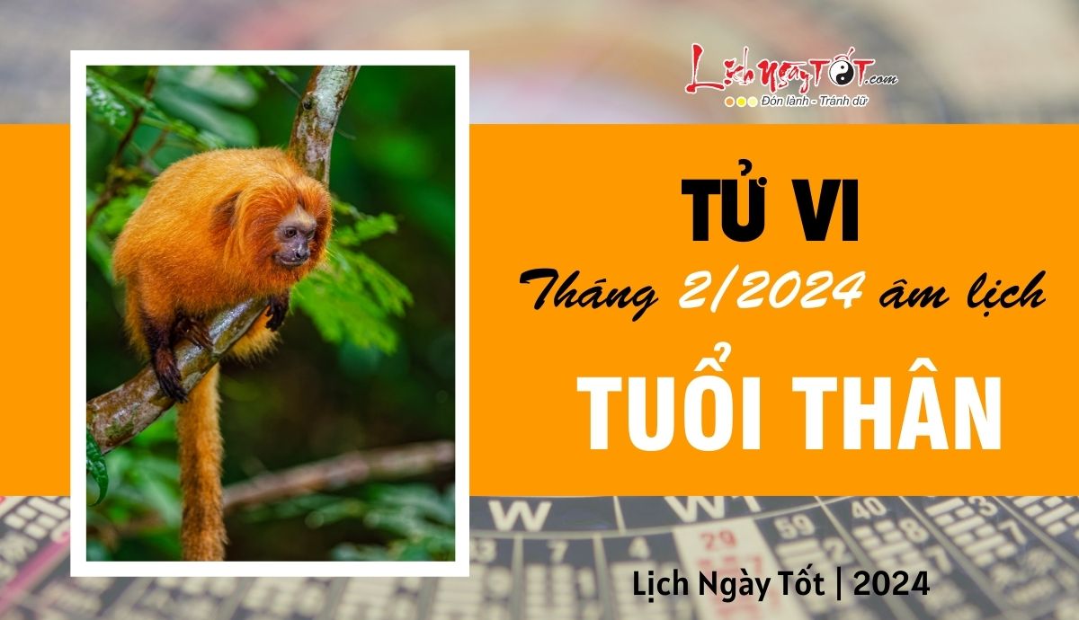 Tu vi thang 2/2024 tuoi Than am lich