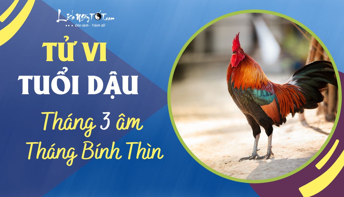 Tử vi tháng 3/2023 tuổi Dậu âm lịch Tu vi thang 3/2023 tuoi Dau am lich