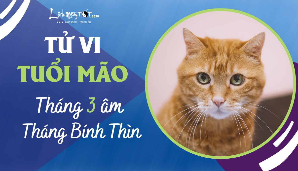 Tử vi tháng 3/2023 tuổi Mão âm lịch Tu vi thang 3/2023 tuoi Mao am lich
