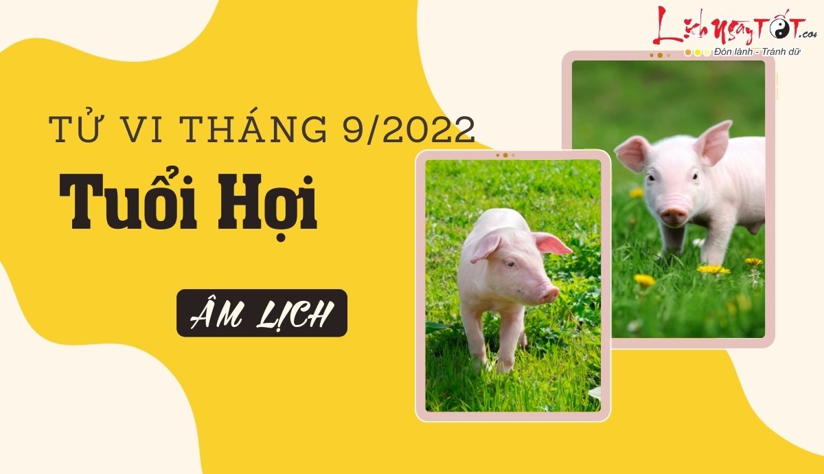 Tử vi tháng 9/2022 tuổi Hợi âm lịch Tu vi thang 9/2022 tuoi Hoi am lich