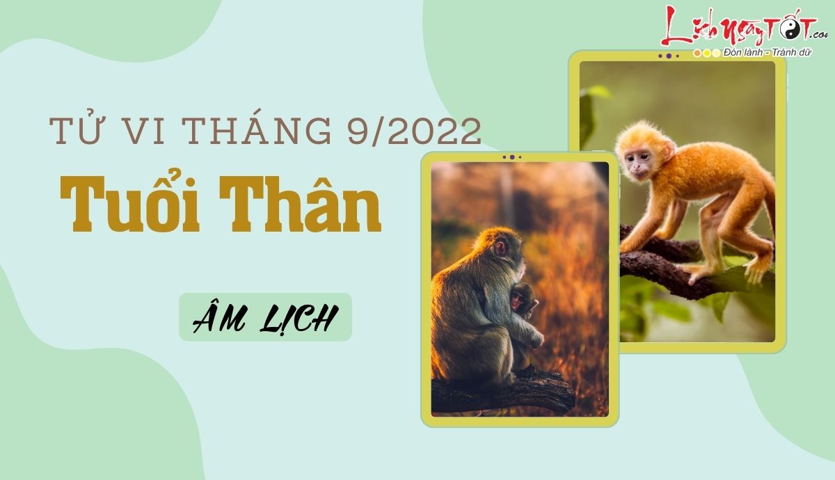 Tu vi thang 9/2022 tuoi Than am lich