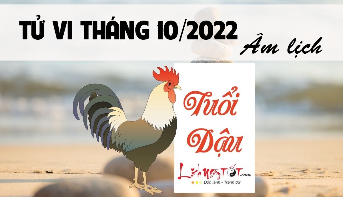 Tử vi tuổi Dậu tháng 10/2022 Âm lịch Tu vi tuoi Dau thang 10/2022 Am lich