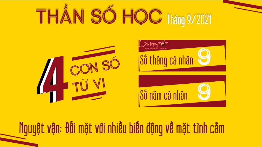 Xem bói ngày sinh tháng 9/2021 - Số tử vi 4