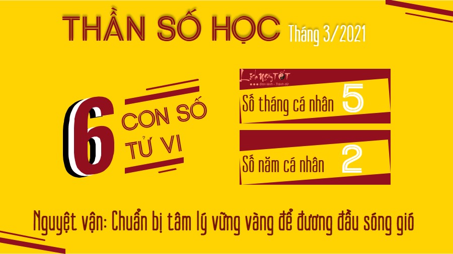 6 Xem boi ngay sinh - Thang 32021 - So tu vi 6