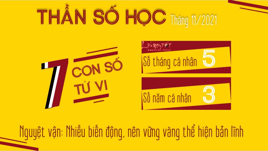 Bói Thần số học tháng 11-2021 cho số tử vi 7 Boi Than so hoc thang 11-2021 cho so tu vi 7
