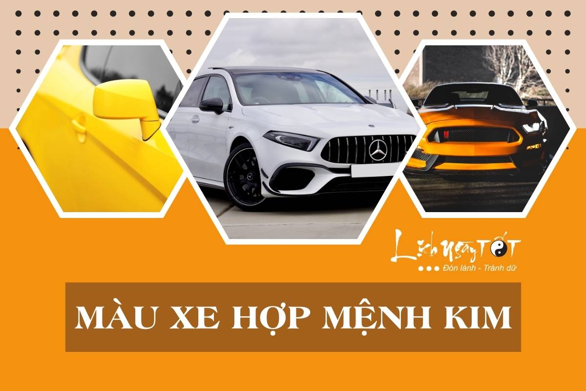 Chọn màu xe hợp mệnh Kim Chon mau xe hop menh Kim
