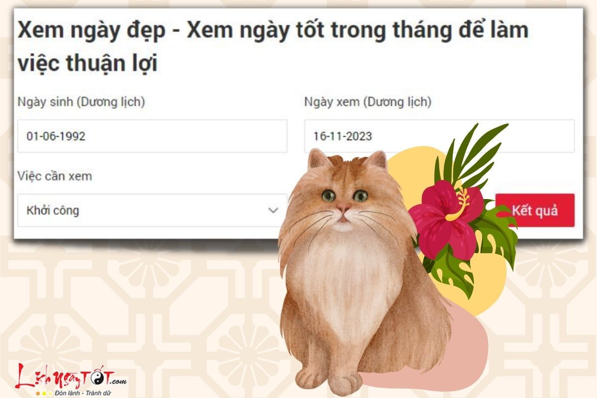Chon ngay tot theo ngay sinh