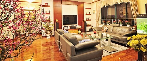 Don nha cuoi nam theo phong thuy, don dep phong khach