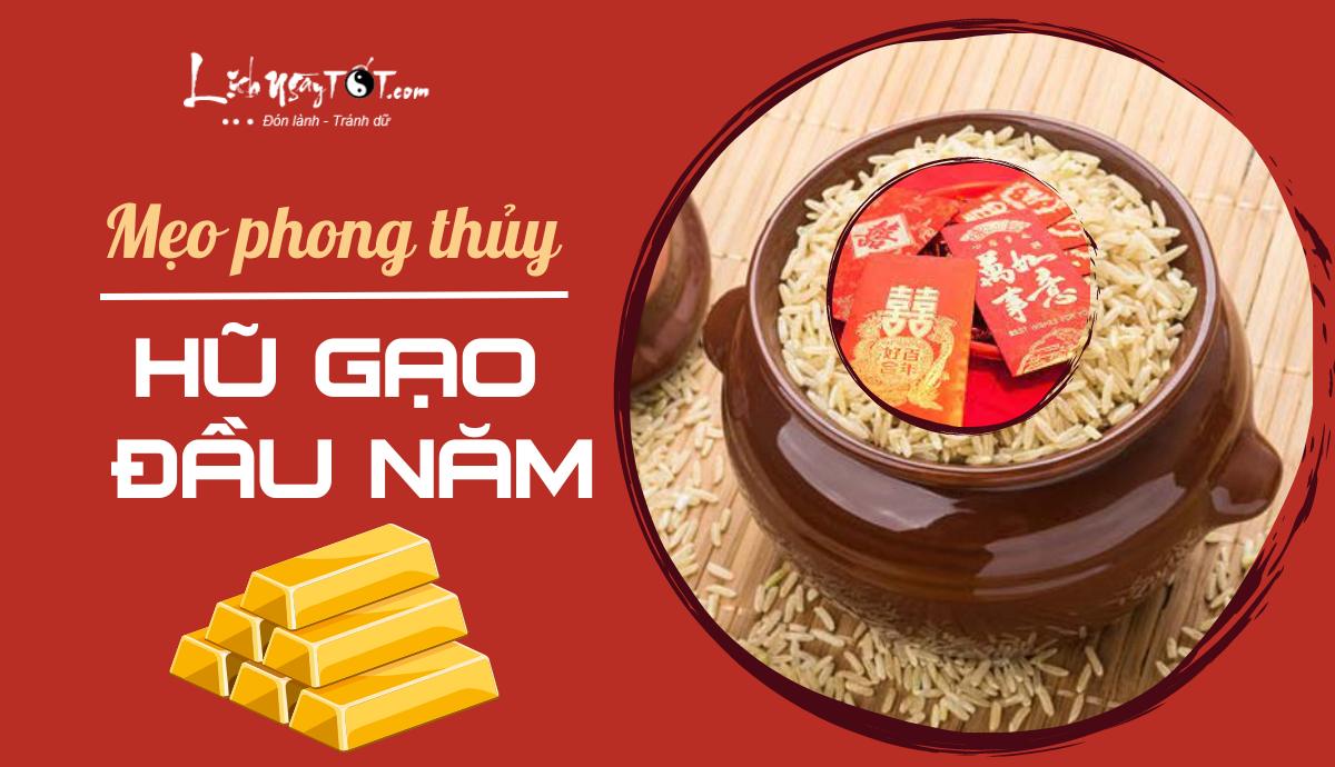 Vật chiêu tài nên đặt vào hũ gạo đầu năm mới Vat chieu tai nen dat vao hu gao dau nam moi