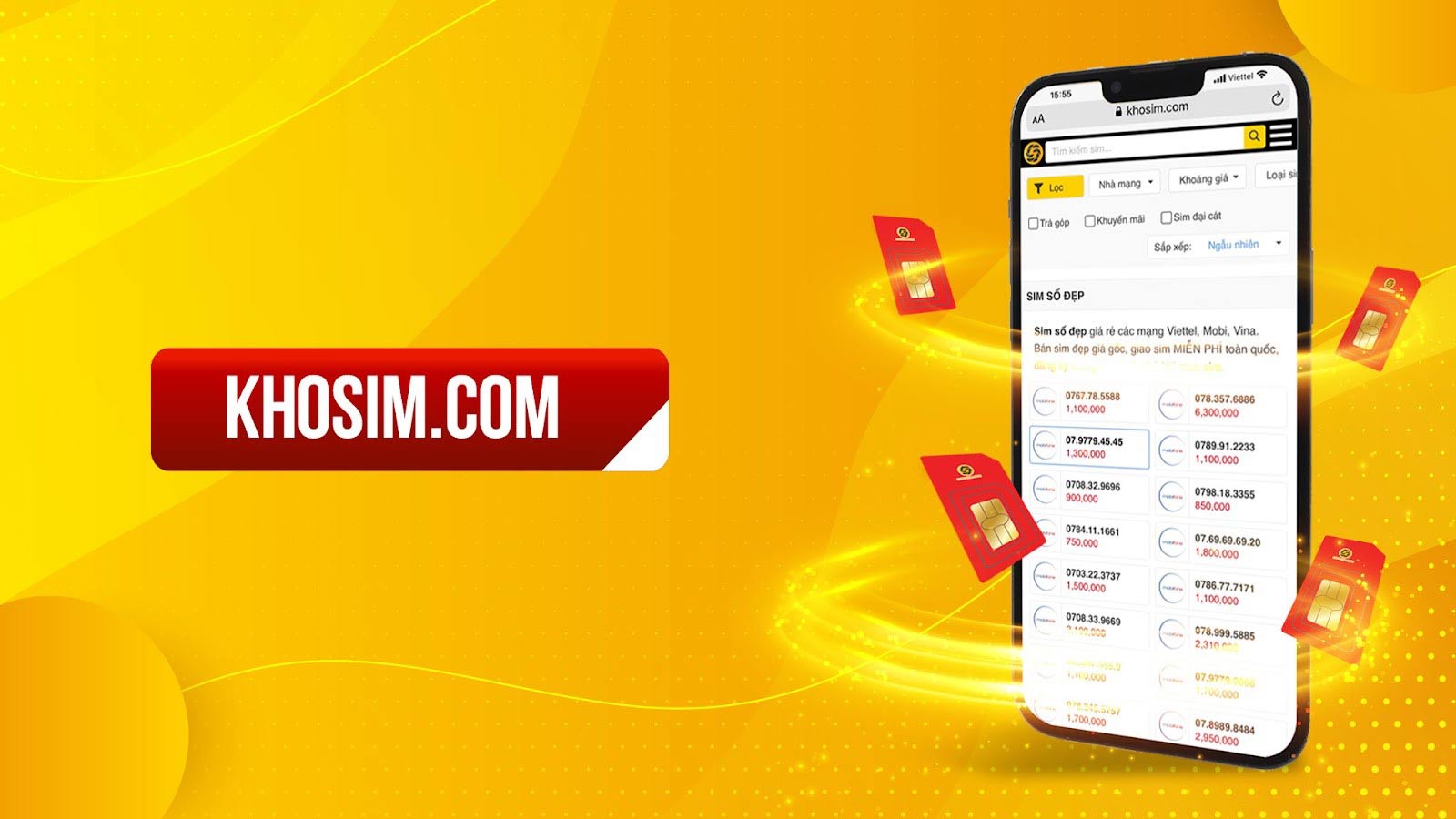 Kho bán sim phong thủy Kho ban sim phong thuy