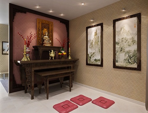 Phòng ngủ cạnh phòng thờ - Sức khỏe suy yếu, tình cảm lạnh nhạt hình ảnh Phong ngu canh phong tho - Suc khoe suy yeu, tinh cam lanh nhat hinh anh