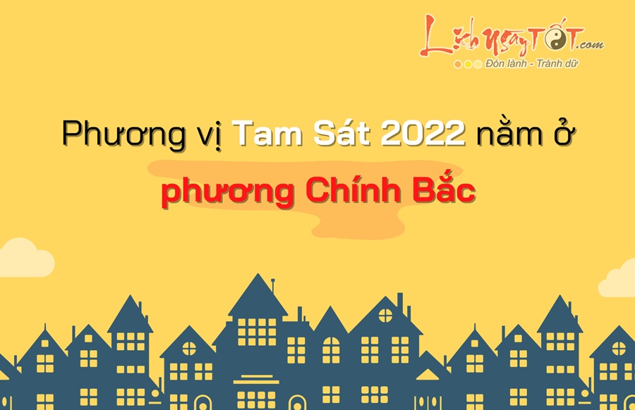 Phương vị Tam Sát 2022 nằm ở hướng Bắc Phuong vi Tam Sat 2022 nam o huong Bac