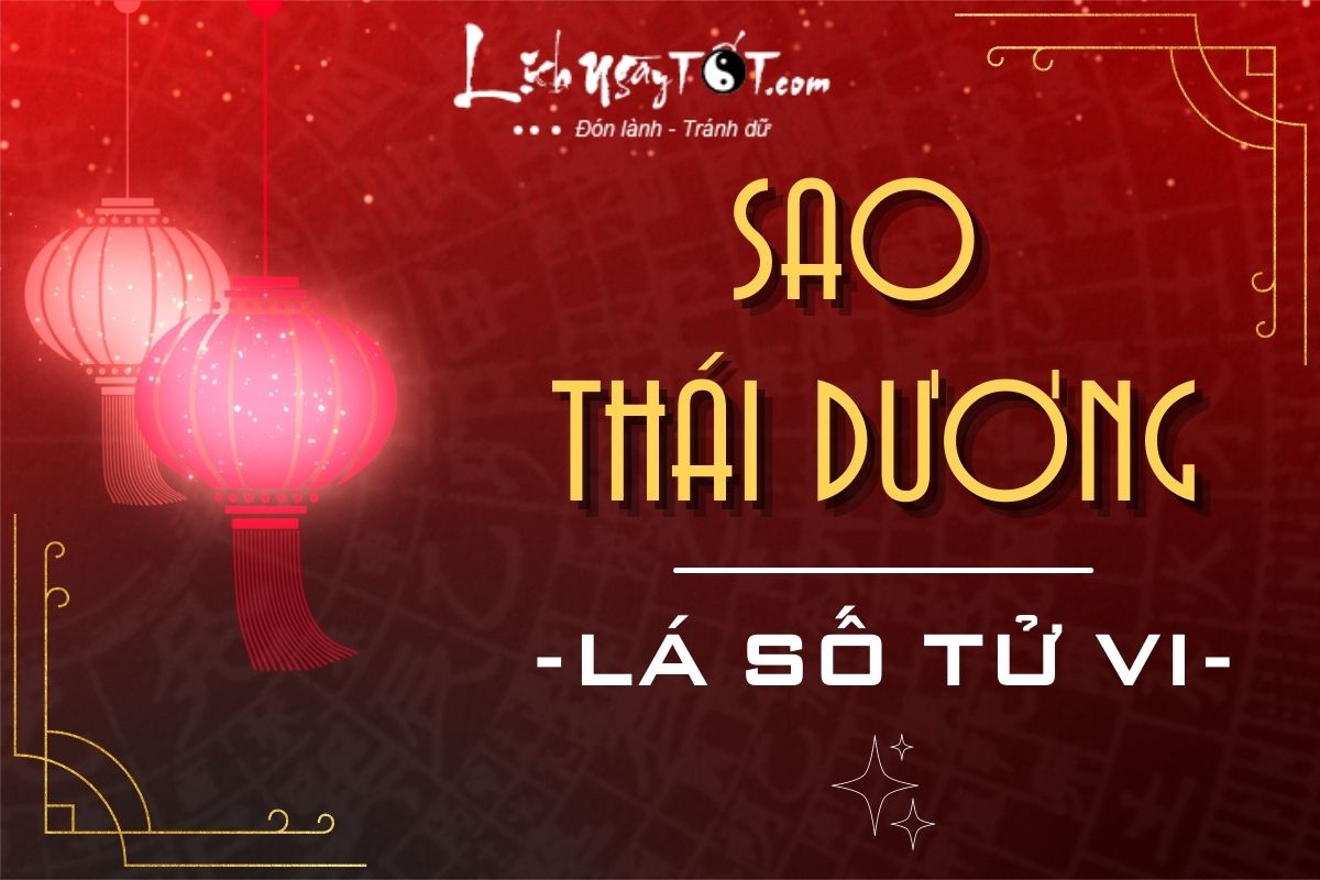 Sao Thai Duong trong La so tu vi