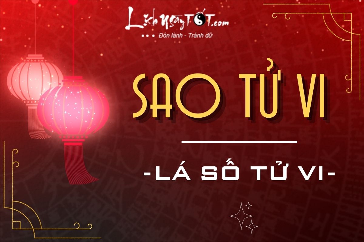 Sao Tu Vi trong La so tu vi