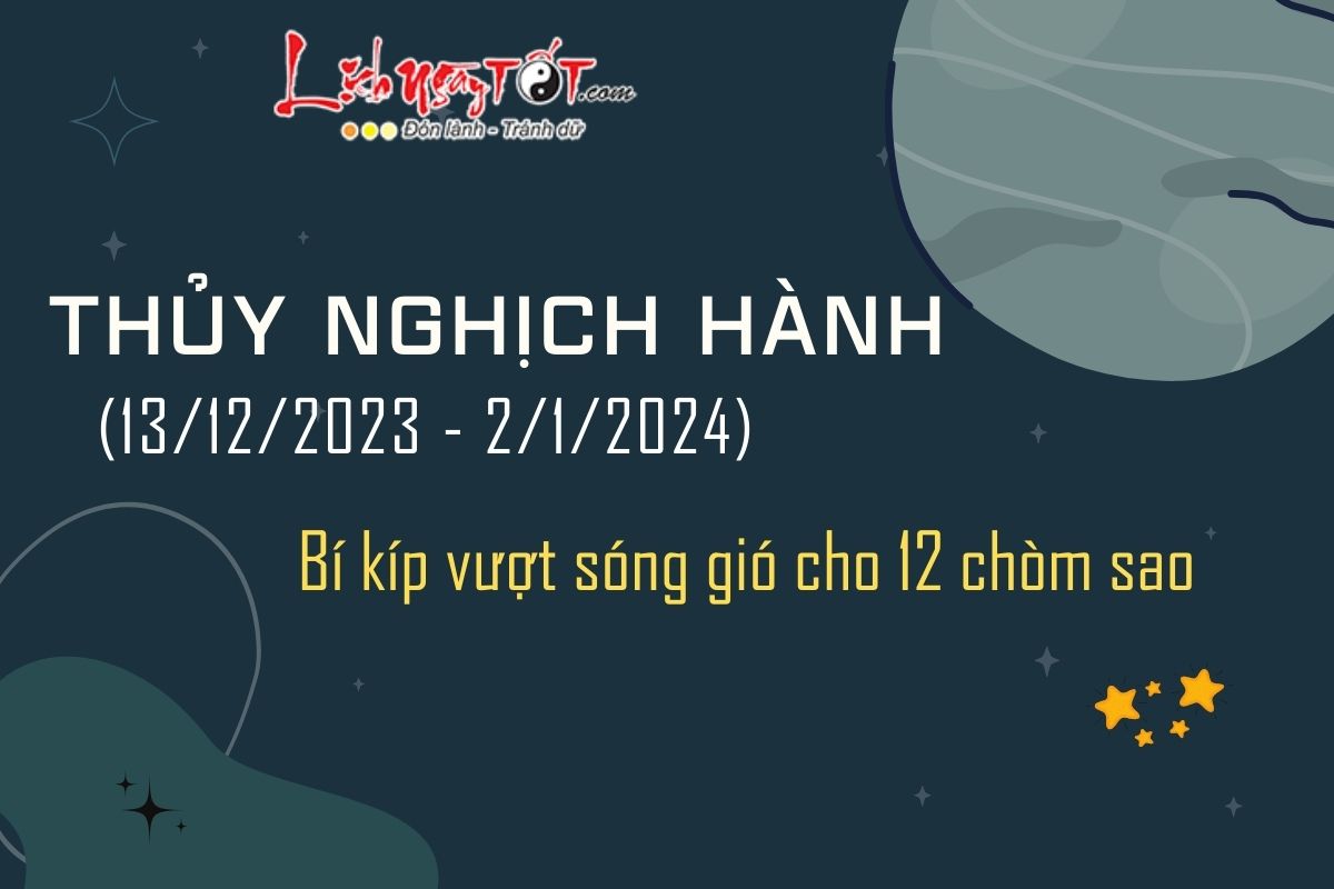 Tac dong cua Thuy nghich hanh len 12 cung hoang dao