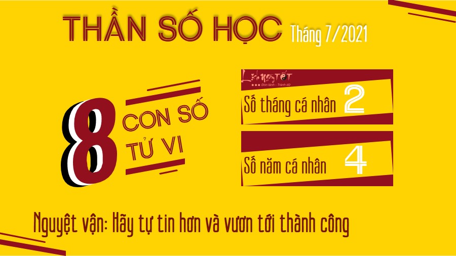 Xem boi ngay sinh thang 72021 - 8 Xem bói ngày sinh tháng 7/2021 - số tử vi 8