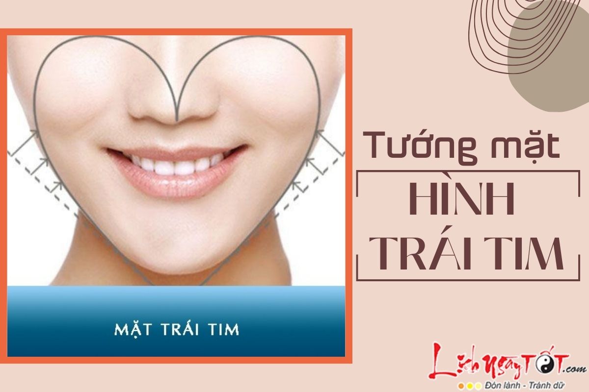 Xem tướng mặt hình trái tim Xem tuong mat hinh trai tim