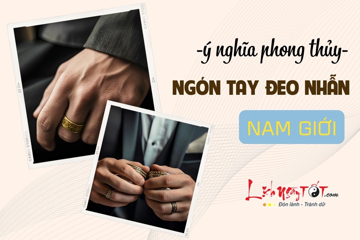 Ý nghĩa các ngón tay đeo nhẫn phong thủy nam giới Y nghia cac ngon tay deo nhan phong thuy nam gioi